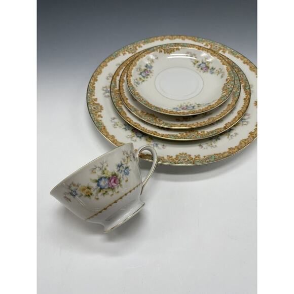 Damars DM Tajimi 5-Pc Place Setting OCCUPIED Japen 1940's Dinnerware - Picture 5 of 13